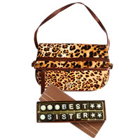 Amazing Leona Sling Bag from Avon With Best Sister Homemade Chocolates to Cooch Behar