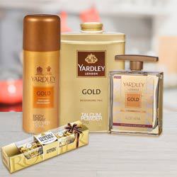 Yardley Grooming Set for Men N Ferrero Rocher to Chittaurgarh