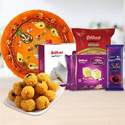 Haldriams Assortment, Cadbury Chocolate n Pooja Thali to Hariyana