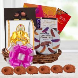 Remarkable Diwali Chocolate n Cookies Gift Hamper to Kanjikode