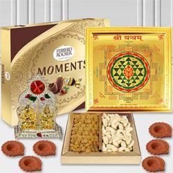 Exquisite Pooja Gift Combo for Diwali to World-wide-diwali-chocolates.asp