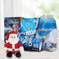 Amazing Chocolates N Santa Soft Toy for Kids to Cooch Behar