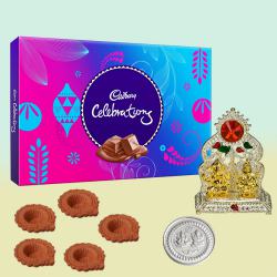 Joyful Diwali Gift of Cadbury Celebration n Religious Mandap to Hariyana