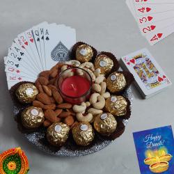Tasty Chocolates n Dry Fruits for Diwali Night Teen Patti Family Get Together to Rajamundri