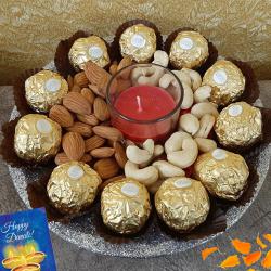 Exciting Diwali Gift of Chocolates with Dry Fruits to Mavelikara