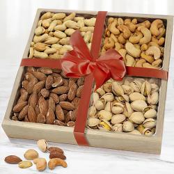 Gift Classic Salted Nuts Tray for Xmas to Kanjikode