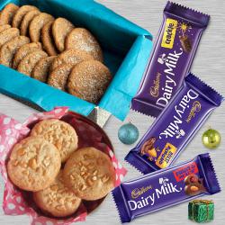 Delicious Cadbury Chocolates n Cookie Gift for Xmas to Irinjalakuda