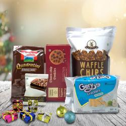 Delicious Waffers, Waffles, Cookies n Crackers Gift for Christmas to Rajamundri