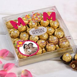 Mothers Day Special Personalized Ferrero Rocher Box to Marmagao