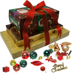 Exquisite X-Mas Chocolate Tower N Decorative Duo to Chittaurgarh