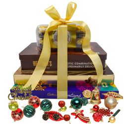 Amazing 4 Tier Chocolate Tower Gift for Christmas to Cooch Behar