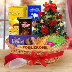 Excellent Expression X-Mas Chocolate Gift Basket to Kanjikode