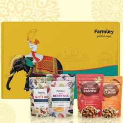 Irresistible Nutty N Berry Mix with Flavored Cashews Pack by Farmley to Sivaganga