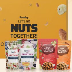 Tempting Farmley Nuts N Berry Mix with Flavored Cashews Gift Pack to Irinjalakuda