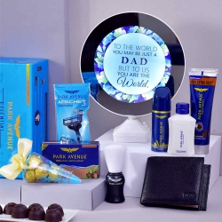 Classy Dad Magic Mirror with Grooming Kit Hamper to Cooch Behar