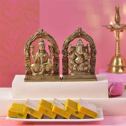Divine Diwali  Laxmi Ganesh Idol  N  Burfi to Kanjikode