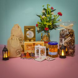 Elegant Diwali Joyful Gifting Tray to Perumbavoor