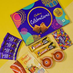 Blissful Choco Diya Diwali Gift Set to Alappuzha