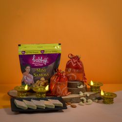 Divine Diwali Duet  Sweets and Nuts Melange to Hariyana