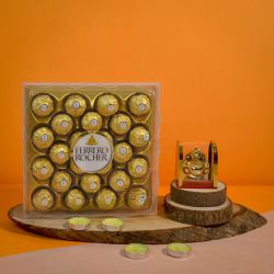 Delectable Chocolates with Ganesh N Lights Trio to Mavelikara