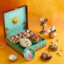 Premium Diwali Nut Selection Box to India
