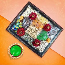 Festive Gourmet Delights In Designer Tray to Palani