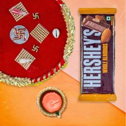 Diwali Elegance  Chocolates, Diya  N  Wishes to Kanyakumari
