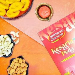 Kesaria Peda For Delightful Diwali to Hariyana