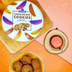 Cookies And Diya For Diwali to Mavelikara