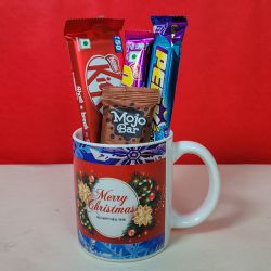 Christmas Mug N Sweet Chocolates Symphony to Palai