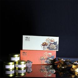 Flavourful Tea Collection Gift Box to Perintalmanna