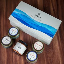 Aromatic Candle N Snacks Gift Box to Kanjikode