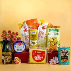 Premium Snacks N Savory Essentials Basket to Alappuzha