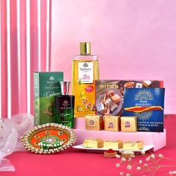 Elegant Bhai Dooj Essentials Hamper to Irinjalakuda