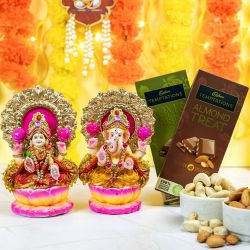 Handcrafted Laxmi Ganesh  N  Treats Indulgence