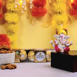 Divine Ganesh with Chocolate  N  Nuts to Dadra and Nagar Haveli