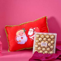 Sweet Santa Pillow N Rocher Duo to Kanjikode