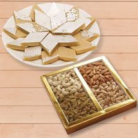 Yummy sweet and dry fruit pack to World-wide-diwali-sweets.asp