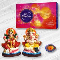 Ganesh Lakshmi with Cadburys Celebration to Sivaganga