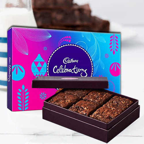 Tasty Brownies with Cadbury Celebrations to Sivaganga