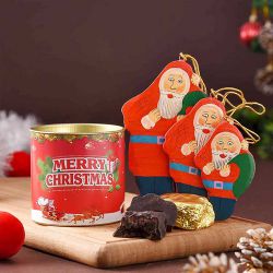 Festive Brownie N Santa Ball Combo to Mavelikara