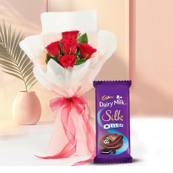 Sweet Roses  N  Chocolate Treat