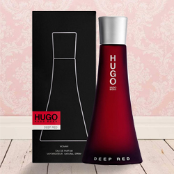 Deep Red by Hugo.For women 90ml. EDP. to Chittaurgarh