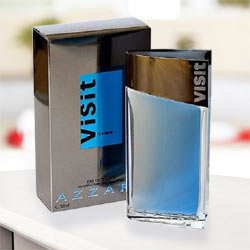 Impressive Gents Special 100 ml. Azzaro Visit Perfume for Refreshment to Cooch Behar