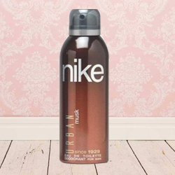 Lovely Fragrance of Nikes Musk Urban Gents 200 ml. Deodorant to Muvattupuzha