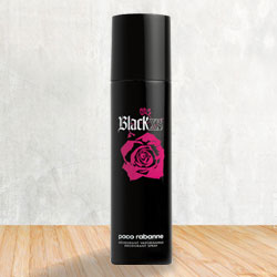 Feel Refreshed with Bottle of Paco RabanneBlack Xs Deo Spray 150 ml to Chittaurgarh