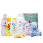 Wonderful Johnson Baby Care Pack with Teddy to Kanjikode