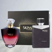 Exclusive Titan Skinn Nude and steele Fragrances Pair to Balasore