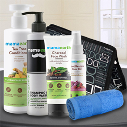 Feel Refreshed with Mama Earths Care Hamper for Men to Alappuzha