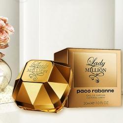 Remarkable Paco Rabanne Lady Million Eau de Perfume Gift for Her to Alappuzha